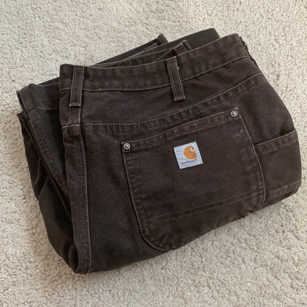 Carhartt 32x30 dark brown pants